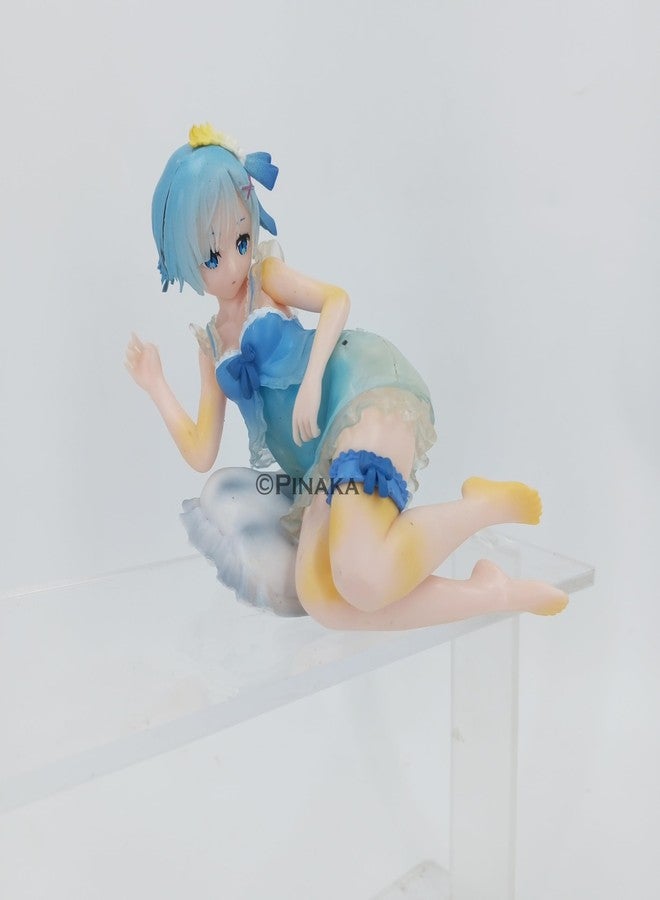 PINAKA دمية أنمي PINAKA Ichiban Kuji Re Zero Sleeping Tea Party Last One Award Rem Wake Up Figure Model PVC - Image 3